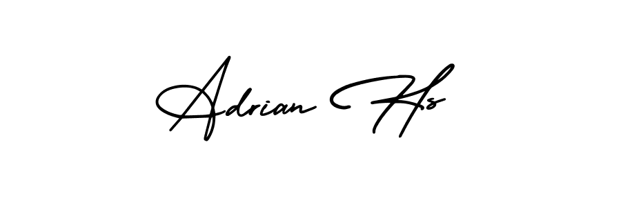 Make a beautiful signature design for name Adrian Hs. Use this online signature maker to create a handwritten signature for free. Adrian Hs signature style 3 images and pictures png