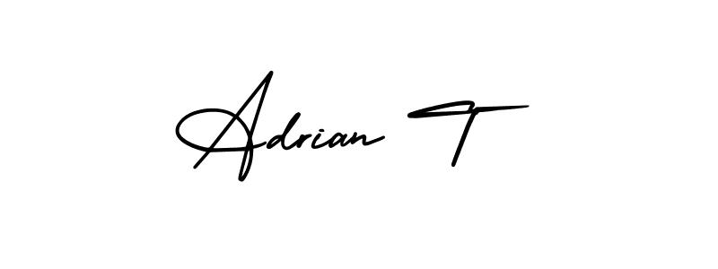 This is the best signature style for the Adrian T name. Also you like these signature font (AmerikaSignatureDemo-Regular). Mix name signature. Adrian T signature style 3 images and pictures png