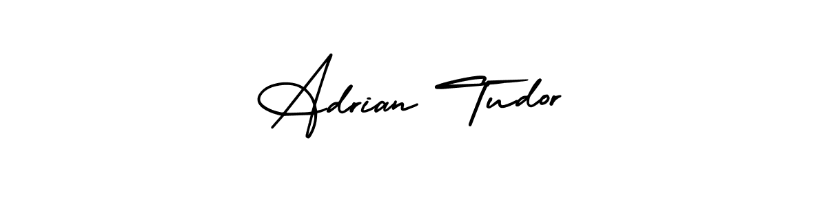 Create a beautiful signature design for name Adrian Tudor. With this signature (AmerikaSignatureDemo-Regular) fonts, you can make a handwritten signature for free. Adrian Tudor signature style 3 images and pictures png