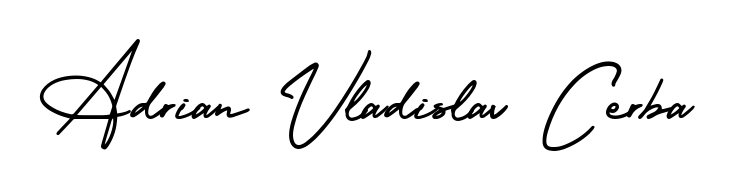 Create a personalized artistic stamp with Adrian Vladislav Cerba in AmerikaSignatureDemo-Regular font. Perfect for visual artists, designers, and influencers. Adrian Vladislav Cerba signature style 3 images and pictures png