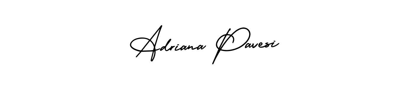 Create a beautiful signature design for name Adriana Pavesi. With this signature (AmerikaSignatureDemo-Regular) fonts, you can make a handwritten signature for free. Adriana Pavesi signature style 3 images and pictures png