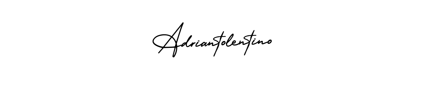 How to make Adriantolentino name signature. Use AmerikaSignatureDemo-Regular style for creating short signs online. This is the latest handwritten sign. Adriantolentino signature style 3 images and pictures png