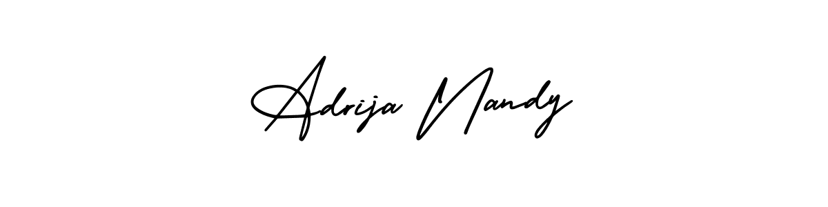 Check out images of Autograph of Adrija Nandy name. Actor Adrija Nandy Signature Style. AmerikaSignatureDemo-Regular is a professional sign style online. Adrija Nandy signature style 3 images and pictures png