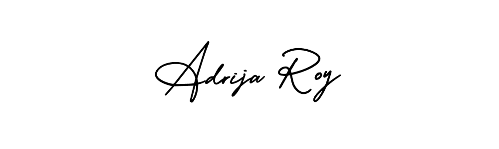 Adrija Roy stylish signature style. Best Handwritten Sign (AmerikaSignatureDemo-Regular) for my name. Handwritten Signature Collection Ideas for my name Adrija Roy. Adrija Roy signature style 3 images and pictures png