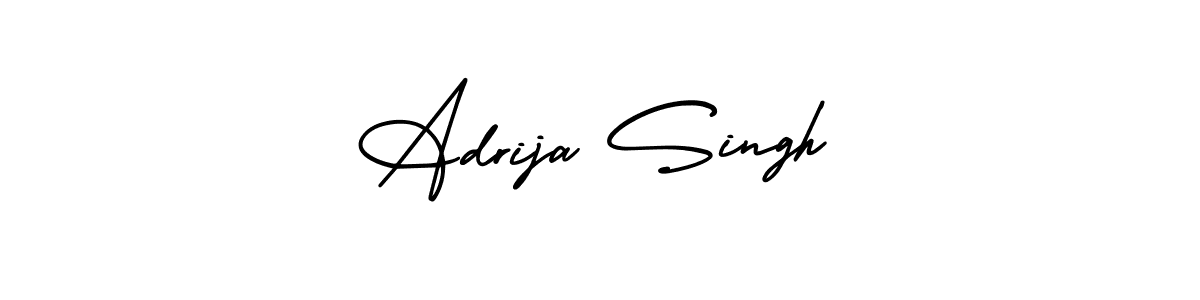 Best and Professional Signature Style for Adrija Singh. AmerikaSignatureDemo-Regular Best Signature Style Collection. Adrija Singh signature style 3 images and pictures png