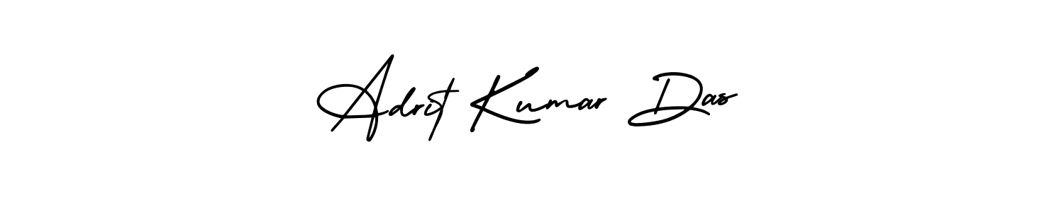 Use a signature maker to create a handwritten signature online. With this signature software, you can design (AmerikaSignatureDemo-Regular) your own signature for name Adrit Kumar Das. Adrit Kumar Das signature style 3 images and pictures png