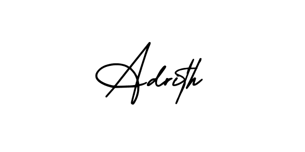 Make a short Adrith signature style. Manage your documents anywhere anytime using AmerikaSignatureDemo-Regular. Create and add eSignatures, submit forms, share and send files easily. Adrith signature style 3 images and pictures png