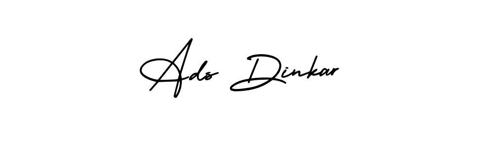 Use a signature maker to create a handwritten signature online. With this signature software, you can design (AmerikaSignatureDemo-Regular) your own signature for name Ads Dinkar. Ads Dinkar signature style 3 images and pictures png