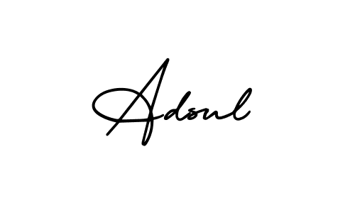 Also You can easily find your signature by using the search form. We will create Adsul name handwritten signature images for you free of cost using AmerikaSignatureDemo-Regular sign style. Adsul signature style 3 images and pictures png