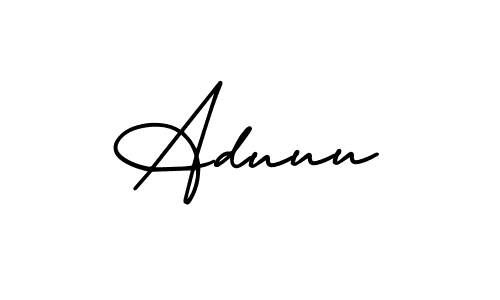 Check out images of Autograph of Aduuu name. Actor Aduuu Signature Style. AmerikaSignatureDemo-Regular is a professional sign style online. Aduuu signature style 3 images and pictures png