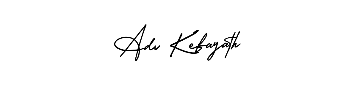 Make a beautiful signature design for name Adv Kefayath. With this signature (AmerikaSignatureDemo-Regular) style, you can create a handwritten signature for free. Adv Kefayath signature style 3 images and pictures png