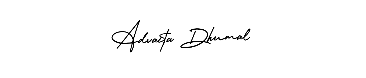 Also You can easily find your signature by using the search form. We will create Advaita Dhumal name handwritten signature images for you free of cost using AmerikaSignatureDemo-Regular sign style. Advaita Dhumal signature style 3 images and pictures png