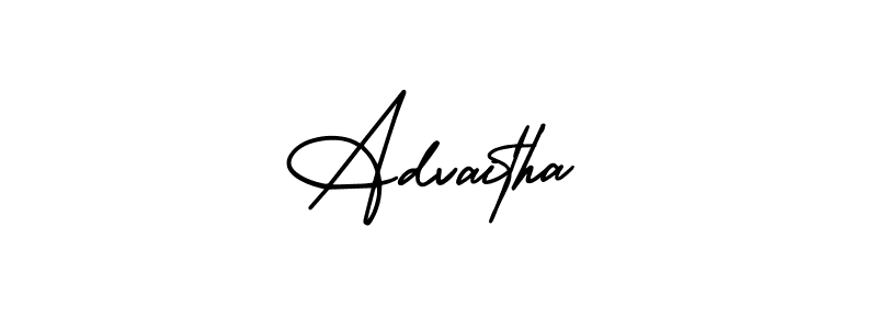 How to Draw Advaitha signature style? AmerikaSignatureDemo-Regular is a latest design signature styles for name Advaitha. Advaitha signature style 3 images and pictures png