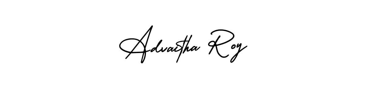 It looks lik you need a new signature style for name Advaitha Roy. Design unique handwritten (AmerikaSignatureDemo-Regular) signature with our free signature maker in just a few clicks. Advaitha Roy signature style 3 images and pictures png