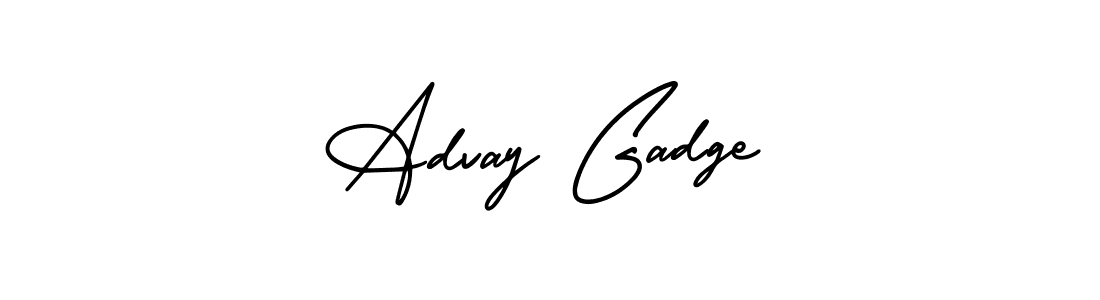 It looks lik you need a new signature style for name Advay Gadge. Design unique handwritten (AmerikaSignatureDemo-Regular) signature with our free signature maker in just a few clicks. Advay Gadge signature style 3 images and pictures png