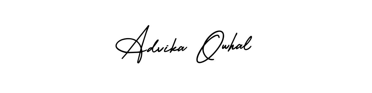 Check out images of Autograph of Advika Owhal name. Actor Advika Owhal Signature Style. AmerikaSignatureDemo-Regular is a professional sign style online. Advika Owhal signature style 3 images and pictures png