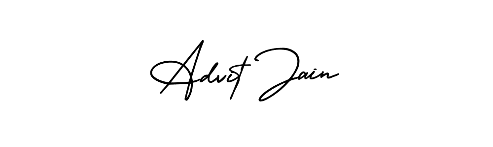 Make a beautiful signature design for name Advit Jain. Use this online signature maker to create a handwritten signature for free. Advit Jain signature style 3 images and pictures png