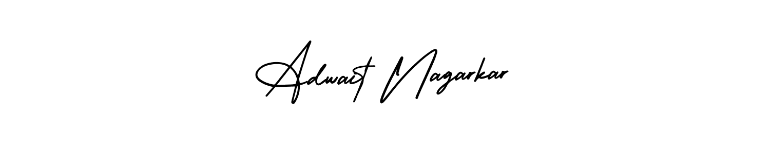 Adwait Nagarkar stylish signature style. Best Handwritten Sign (AmerikaSignatureDemo-Regular) for my name. Handwritten Signature Collection Ideas for my name Adwait Nagarkar. Adwait Nagarkar signature style 3 images and pictures png