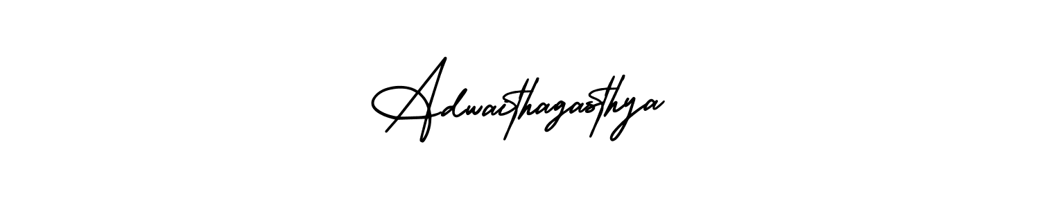 Make a beautiful signature design for name Adwaithagasthya. With this signature (AmerikaSignatureDemo-Regular) style, you can create a handwritten signature for free. Adwaithagasthya signature style 3 images and pictures png