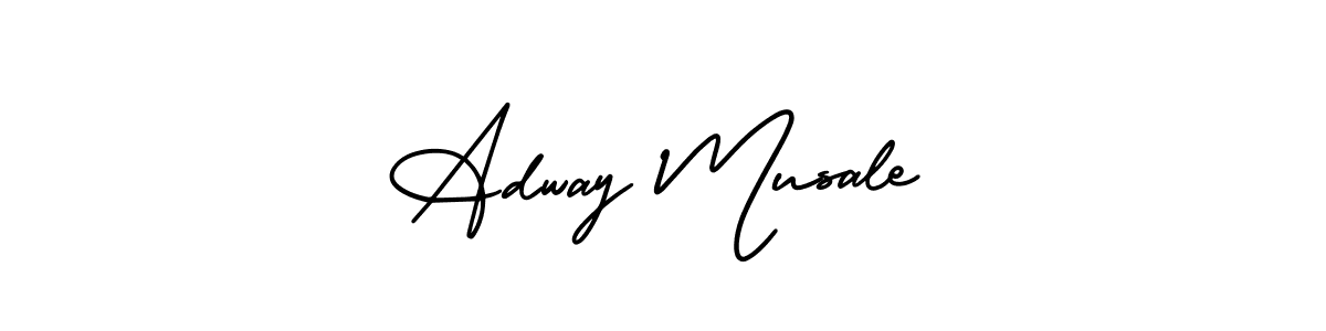 It looks lik you need a new signature style for name Adway Musale. Design unique handwritten (AmerikaSignatureDemo-Regular) signature with our free signature maker in just a few clicks. Adway Musale signature style 3 images and pictures png