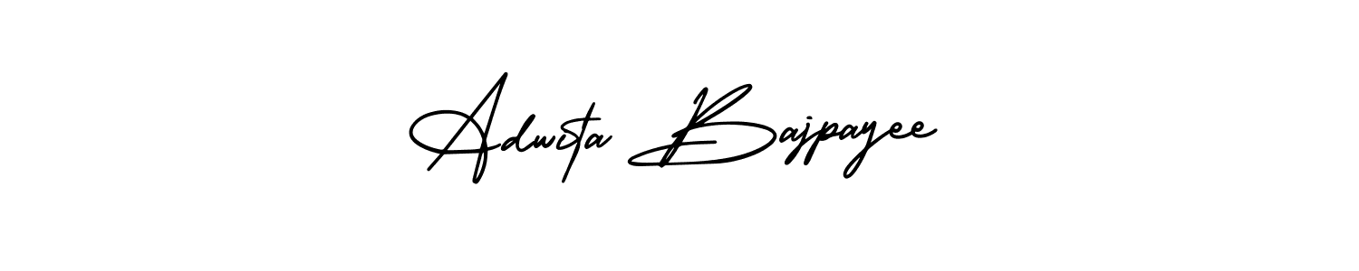 How to Draw Adwita Bajpayee signature style? AmerikaSignatureDemo-Regular is a latest design signature styles for name Adwita Bajpayee. Adwita Bajpayee signature style 3 images and pictures png