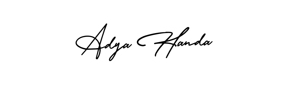 Best and Professional Signature Style for Adya Handa. AmerikaSignatureDemo-Regular Best Signature Style Collection. Adya Handa signature style 3 images and pictures png