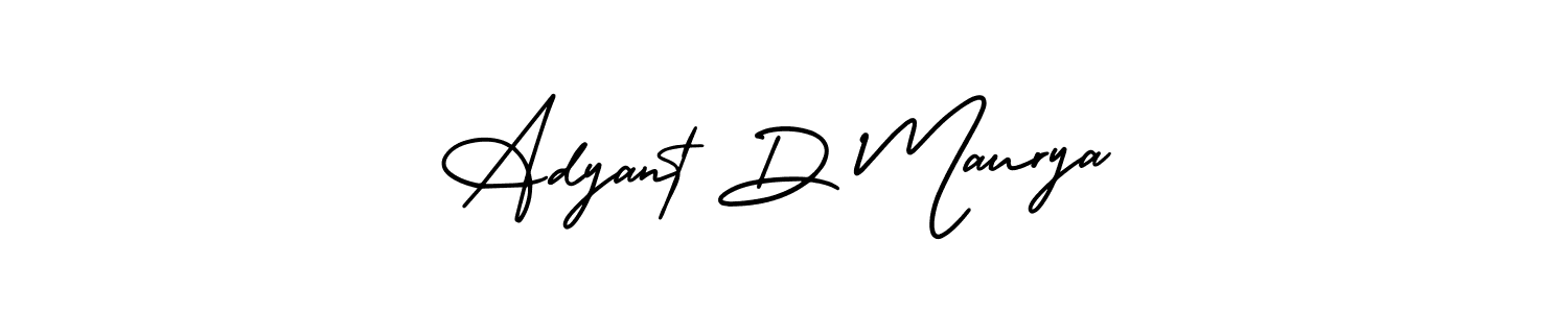 Make a short Adyant D Maurya signature style. Manage your documents anywhere anytime using AmerikaSignatureDemo-Regular. Create and add eSignatures, submit forms, share and send files easily. Adyant D Maurya signature style 3 images and pictures png