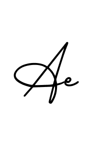 Design your own signature with our free online signature maker. With this signature software, you can create a handwritten (AmerikaSignatureDemo-Regular) signature for name Ae. Ae signature style 3 images and pictures png