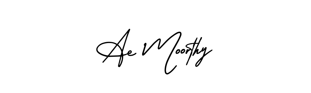 Use a signature maker to create a handwritten signature online. With this signature software, you can design (AmerikaSignatureDemo-Regular) your own signature for name Ae Moorthy. Ae Moorthy signature style 3 images and pictures png