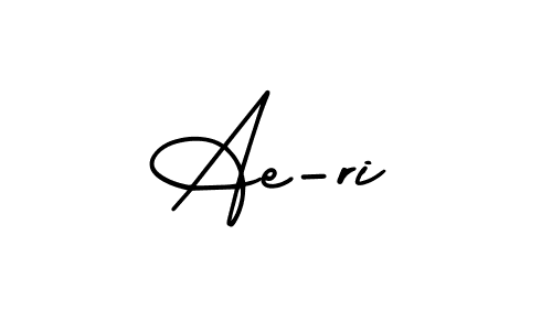 Make a beautiful signature design for name Ae-ri. With this signature (AmerikaSignatureDemo-Regular) style, you can create a handwritten signature for free. Ae-ri signature style 3 images and pictures png