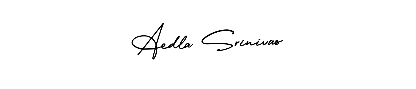 It looks lik you need a new signature style for name Aedla Srinivas. Design unique handwritten (AmerikaSignatureDemo-Regular) signature with our free signature maker in just a few clicks. Aedla Srinivas signature style 3 images and pictures png