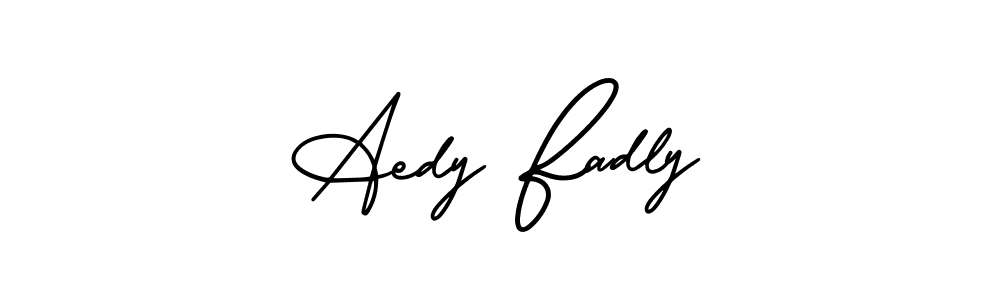You can use this online signature creator to create a handwritten signature for the name Aedy Fadly. This is the best online autograph maker. Aedy Fadly signature style 3 images and pictures png