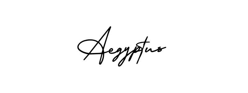 You should practise on your own different ways (AmerikaSignatureDemo-Regular) to write your name (Aegyptus) in signature. don't let someone else do it for you. Aegyptus signature style 3 images and pictures png