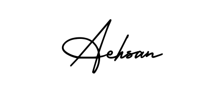 Build your personal autograph collection for name Aehsan with AmerikaSignatureDemo-Regular design. Browse, select, and save your favorites. Aehsan signature style 3 images and pictures png