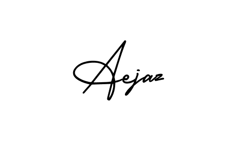 if you are searching for the best signature style for your name Aejaz. so please give up your signature search. here we have designed multiple signature styles  using AmerikaSignatureDemo-Regular. Aejaz signature style 3 images and pictures png