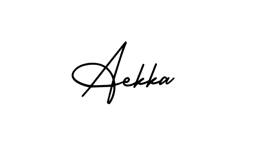 Check out images of Autograph of Aekka name. Actor Aekka Signature Style. AmerikaSignatureDemo-Regular is a professional sign style online. Aekka signature style 3 images and pictures png