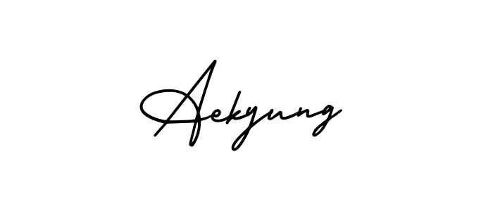 Similarly AmerikaSignatureDemo-Regular is the best handwritten signature design. Signature creator online .You can use it as an online autograph creator for name Aekyung. Aekyung signature style 3 images and pictures png