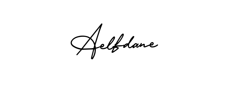 Make a beautiful signature design for name Aelfdane. With this signature (AmerikaSignatureDemo-Regular) style, you can create a handwritten signature for free. Aelfdane signature style 3 images and pictures png