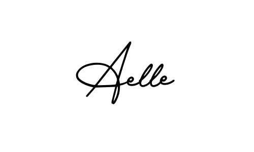 Design your own signature with our free online signature maker. With this signature software, you can create a handwritten (AmerikaSignatureDemo-Regular) signature for name Aelle. Aelle signature style 3 images and pictures png