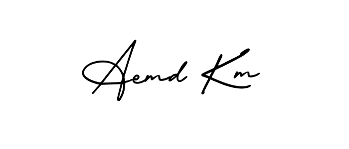 Here are the top 10 professional signature styles for the name Aemd Km. These are the best autograph styles you can use for your name. Aemd Km signature style 3 images and pictures png