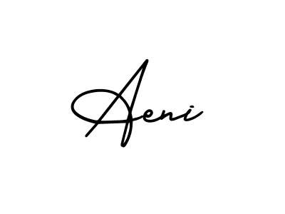 Make a beautiful signature design for name Aeni. Use this online signature maker to create a handwritten signature for free. Aeni signature style 3 images and pictures png