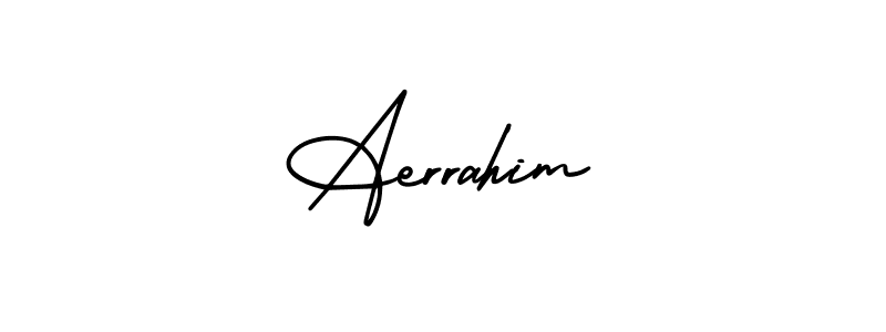 Make a beautiful signature design for name Aerrahim. Use this online signature maker to create a handwritten signature for free. Aerrahim signature style 3 images and pictures png