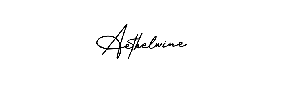 How to make Aethelwine signature? AmerikaSignatureDemo-Regular is a professional autograph style. Create handwritten signature for Aethelwine name. Aethelwine signature style 3 images and pictures png