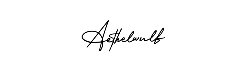 if you are searching for the best signature style for your name Aethelwulf. so please give up your signature search. here we have designed multiple signature styles  using AmerikaSignatureDemo-Regular. Aethelwulf signature style 3 images and pictures png