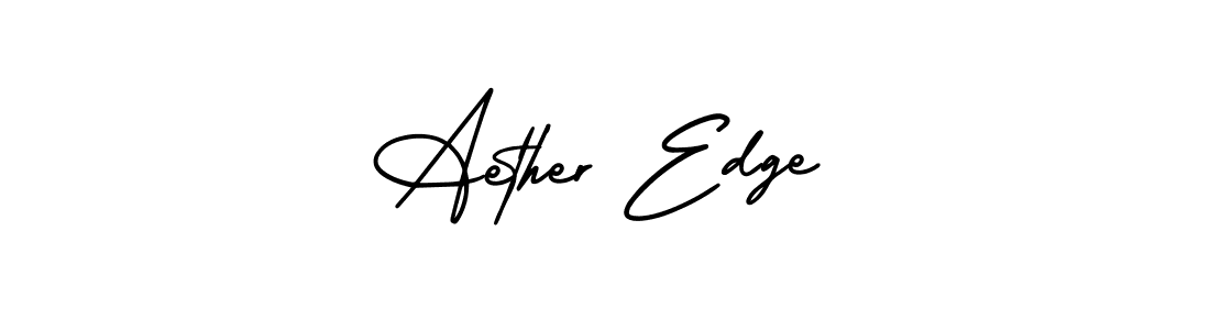 Aether Edge stylish signature style. Best Handwritten Sign (AmerikaSignatureDemo-Regular) for my name. Handwritten Signature Collection Ideas for my name Aether Edge. Aether Edge signature style 3 images and pictures png