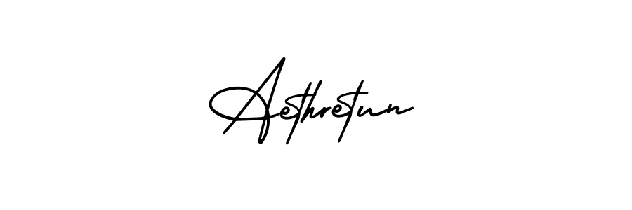 Also we have Aethretun name is the best signature style. Create professional handwritten signature collection using AmerikaSignatureDemo-Regular autograph style. Aethretun signature style 3 images and pictures png