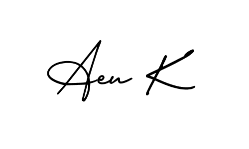 Make a short Aeu K signature style. Manage your documents anywhere anytime using AmerikaSignatureDemo-Regular. Create and add eSignatures, submit forms, share and send files easily. Aeu K signature style 3 images and pictures png