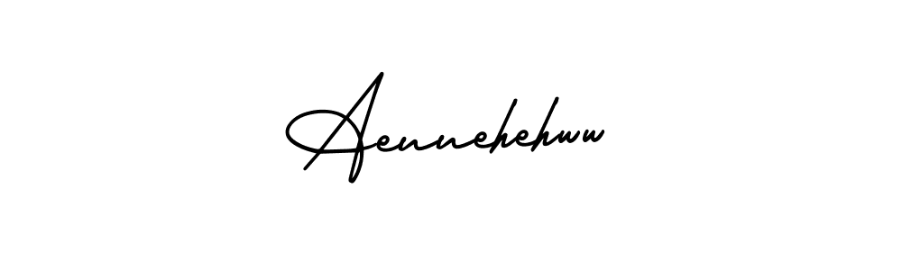 Use a signature maker to create a handwritten signature online. With this signature software, you can design (AmerikaSignatureDemo-Regular) your own signature for name Aeuuehehww. Aeuuehehww signature style 3 images and pictures png