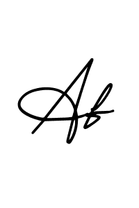You should practise on your own different ways (AmerikaSignatureDemo-Regular) to write your name (Af) in signature. don't let someone else do it for you. Af signature style 3 images and pictures png