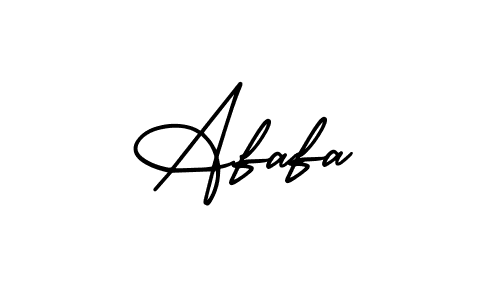 How to make Afafa name signature. Use AmerikaSignatureDemo-Regular style for creating short signs online. This is the latest handwritten sign. Afafa signature style 3 images and pictures png